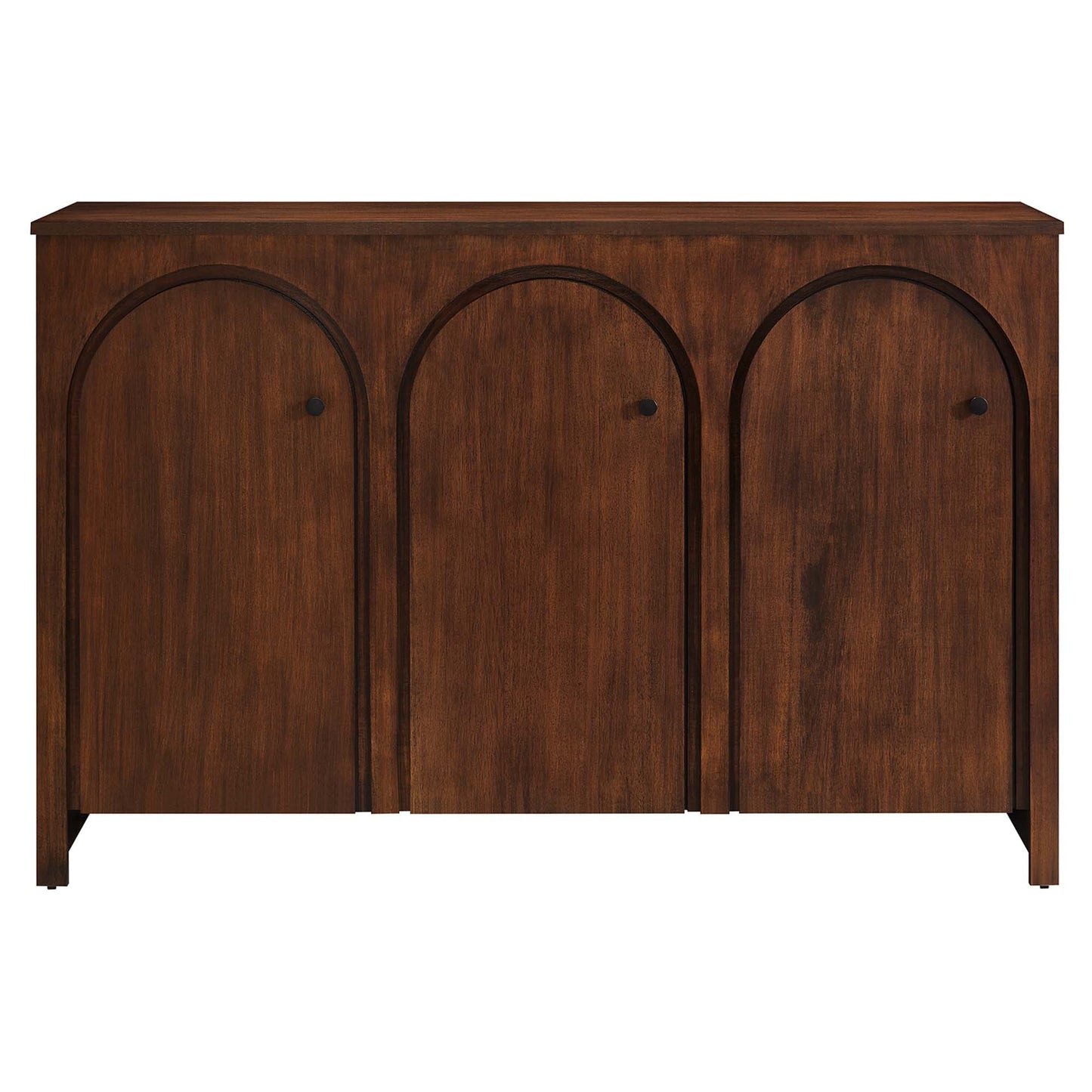 Appia 3-Door Arched Door Sideboard storage cabinet in dark walnut wood by HouseOfZazla on Tampa Home & Garden Store