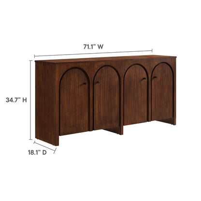Appia Mid Century Modern Sideboard and Cabinet
