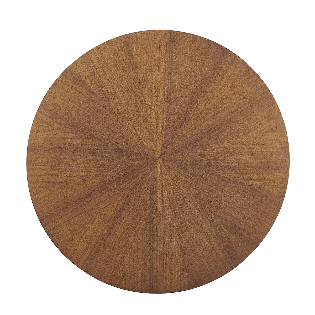 Crossroads Round Wood Coffee Table by Modway, brown wood top on Tampa Home & Garden Store