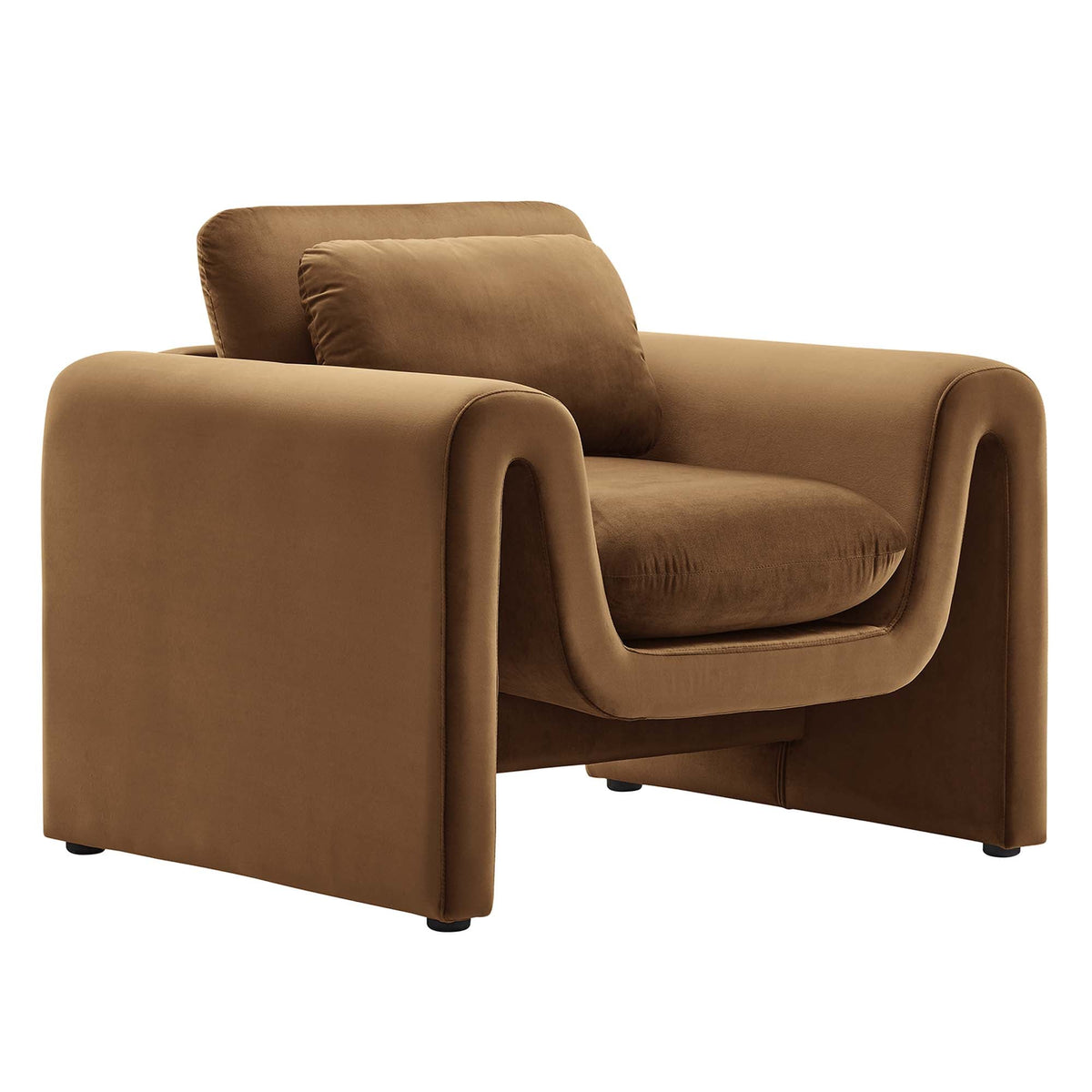 Waverly Performance Velvet Armchair for Home