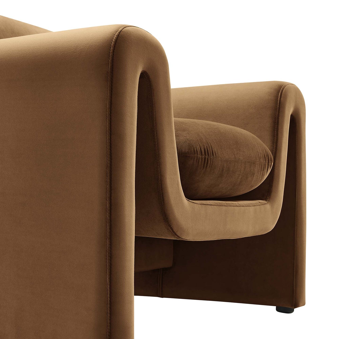 Waverly Performance Velvet Armchair for Home
