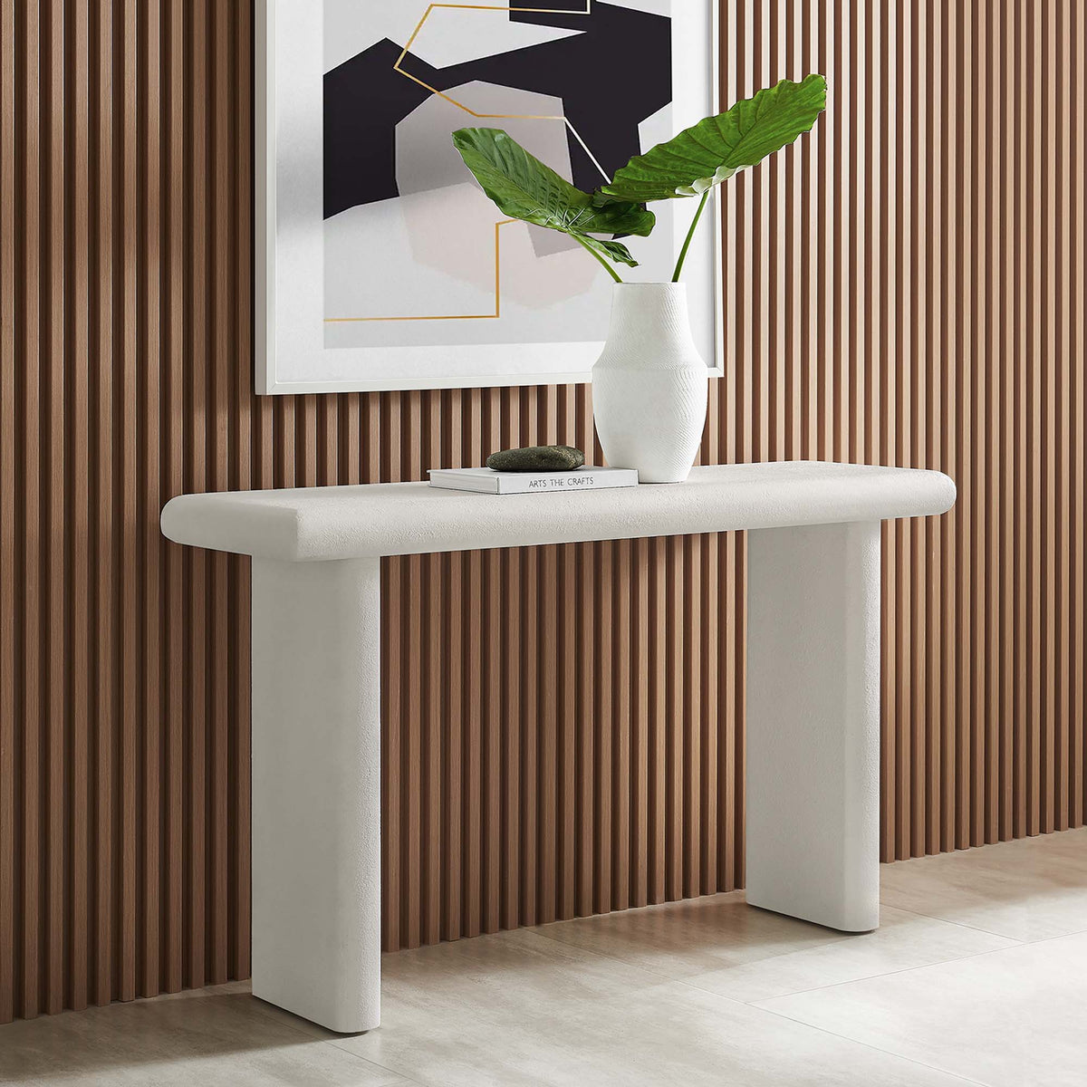 the Relic Textured Console Table by Modway