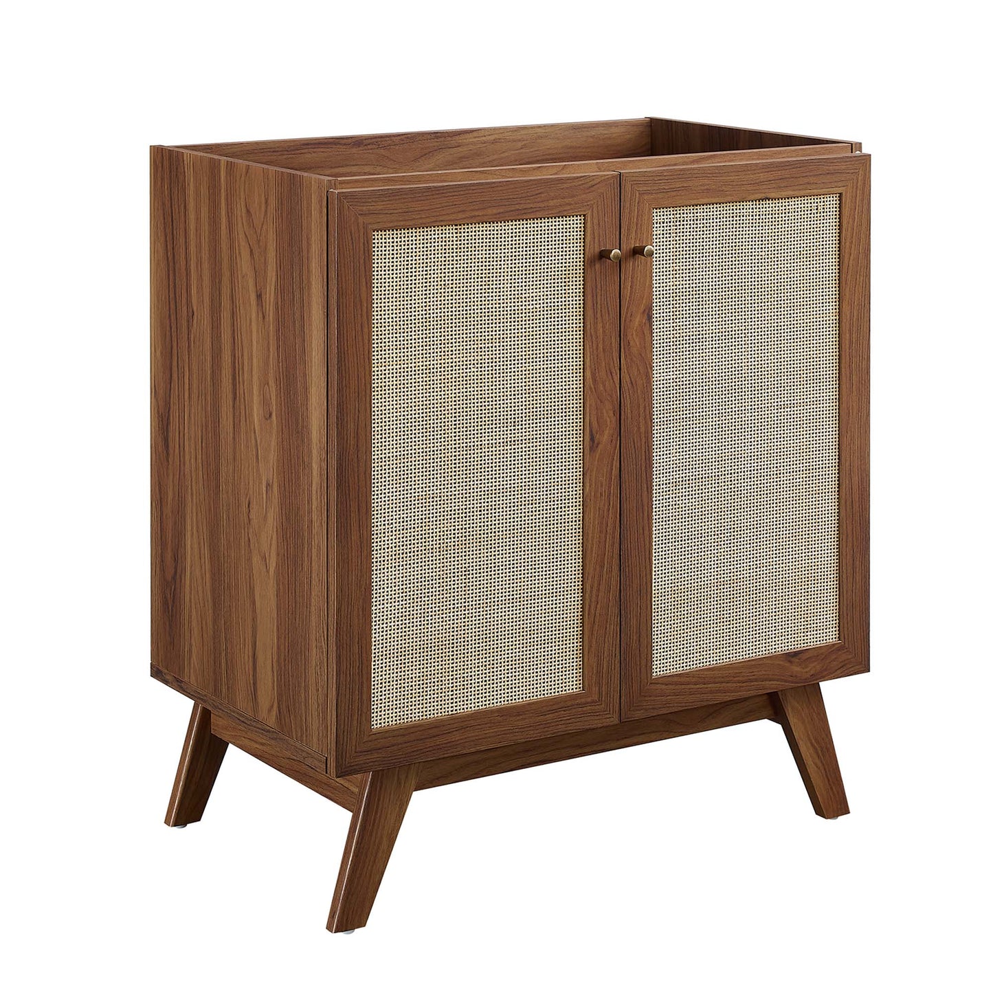 Soma 30 Inch Bathroom Vanity and Rattan Doors