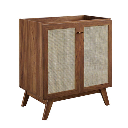 Soma 30 Inch Bathroom Vanity and Rattan Doors