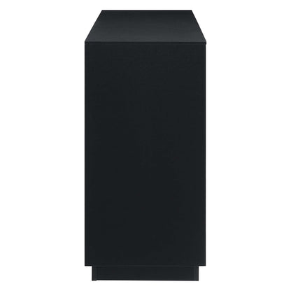 Holden 47-Inch Sideboard black minimalist buffet with clean front on Tampa Home & Garden Store