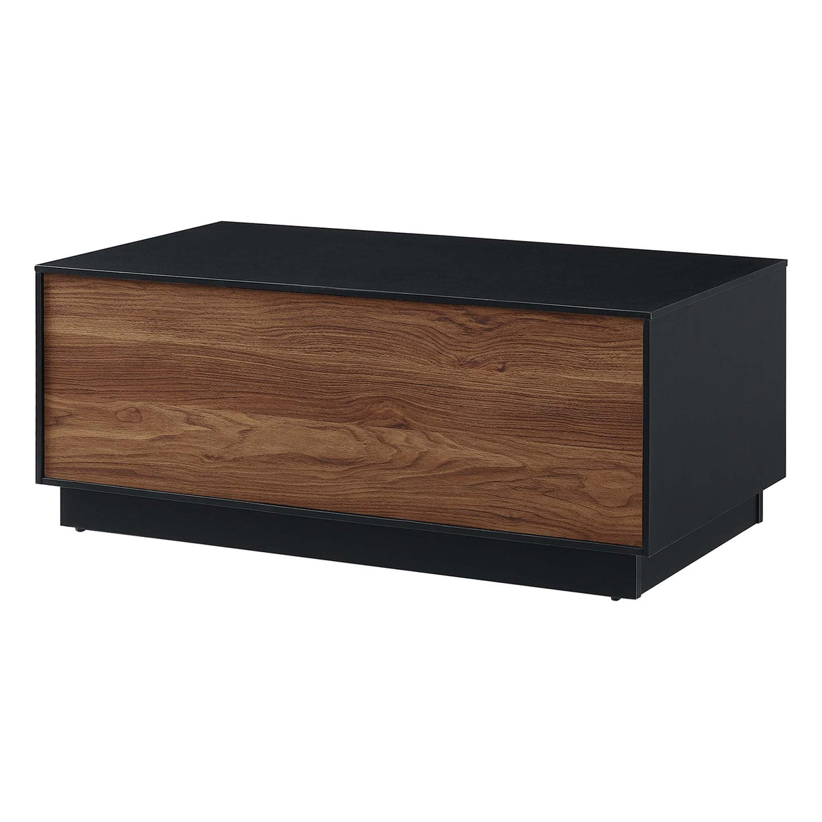 Holden 36-Inch Coffee Table by Modway; black top with veneer front and black frame on Tampa Home & Garden Store