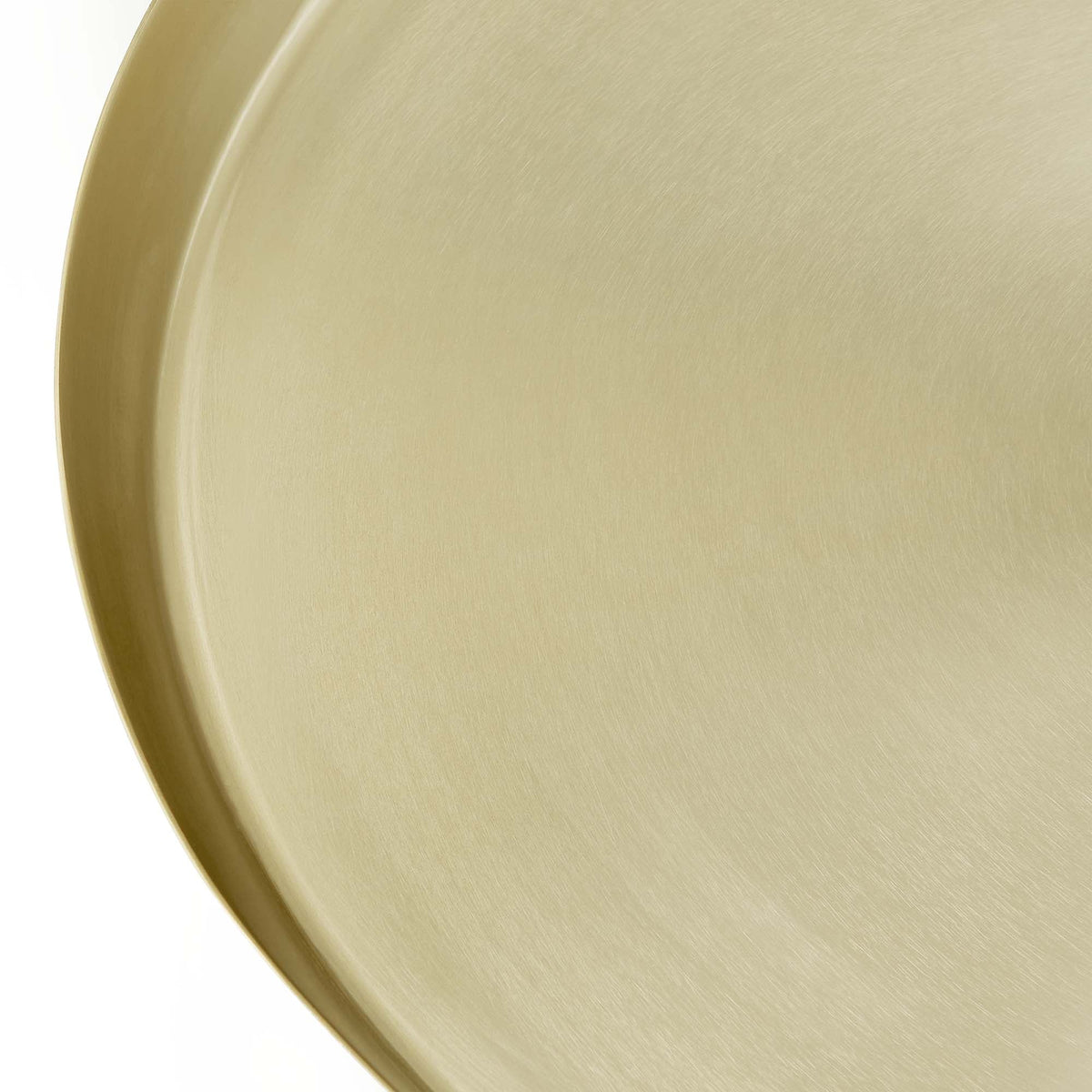 Maren Round Side Table by Modway, circular brushed brass gold finish on Tampa Home & Garden Store