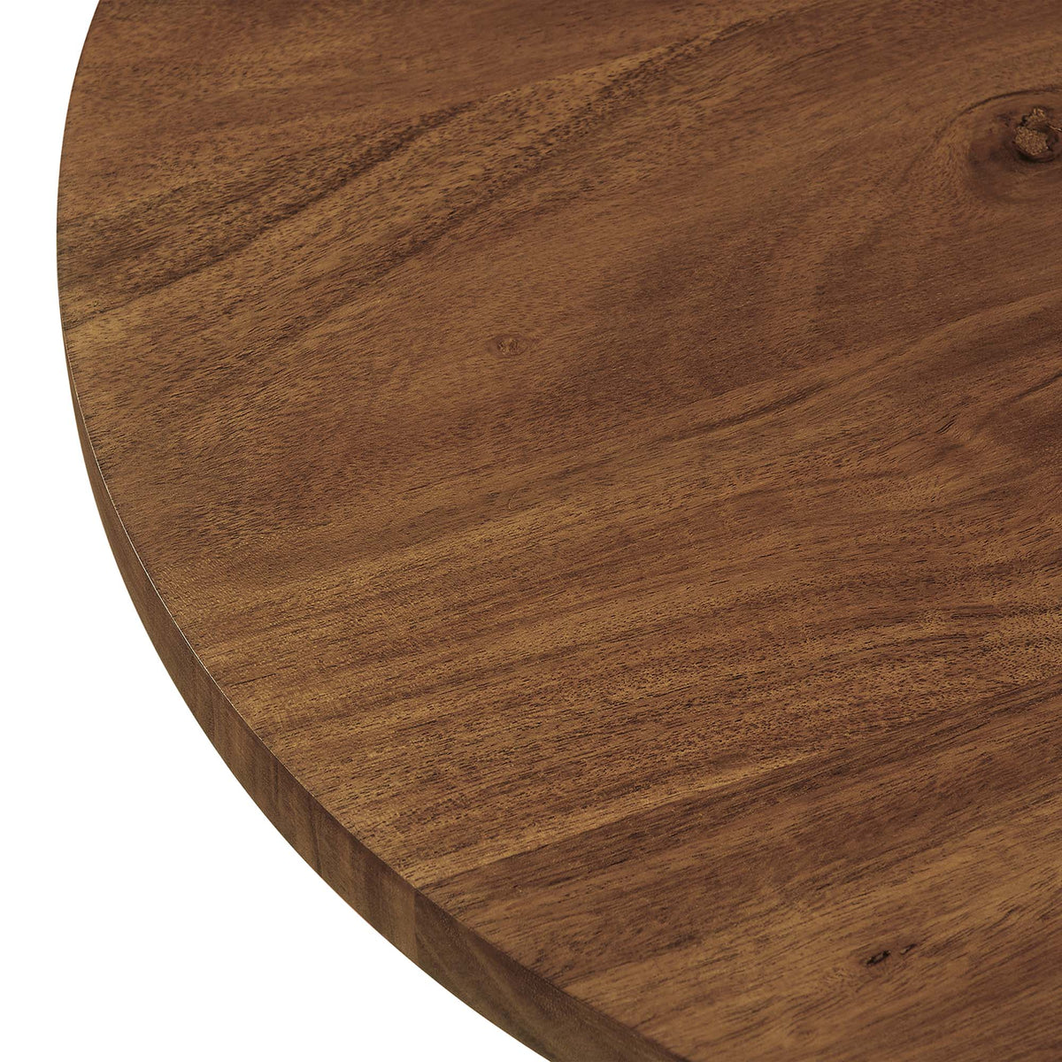 Viva Round Acacia Wood Side Table by Modway, round natural wood top with visible grain on Tampa Home & Garden Store