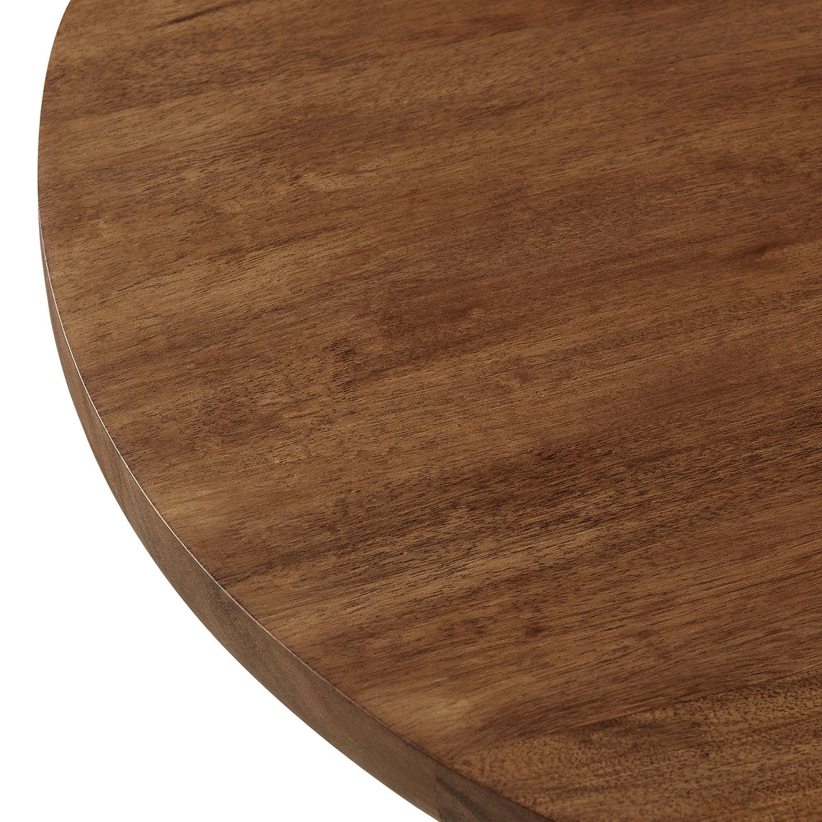 Viva Round Acacia Wood Side Table by Modway, warm brown wood grain top on Tampa Home & Garden Store
