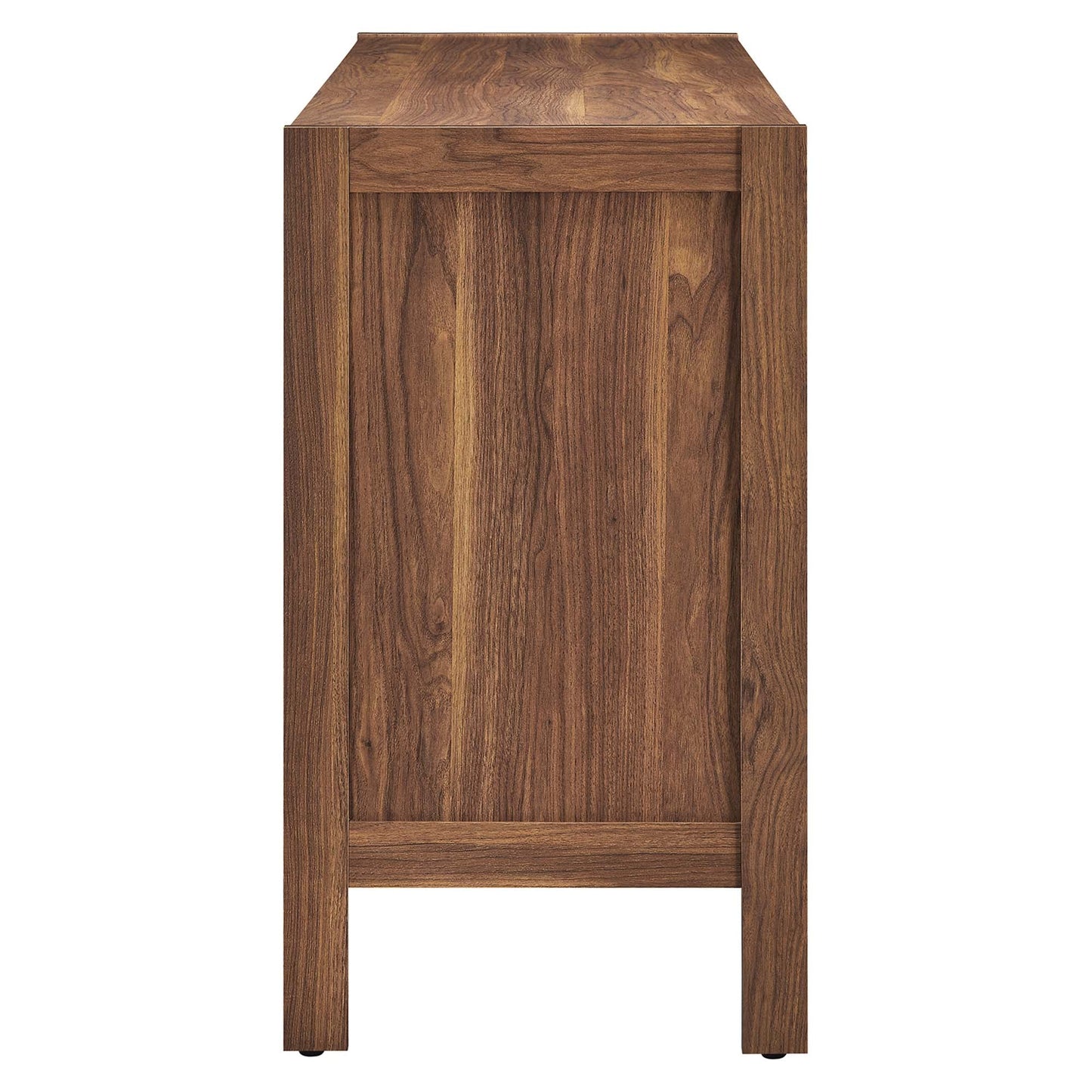 Capri 65in Wood Grain Sideboard Storage Cabinet by Modway, walnut wood grain buffet on Tampa Home & Garden Store