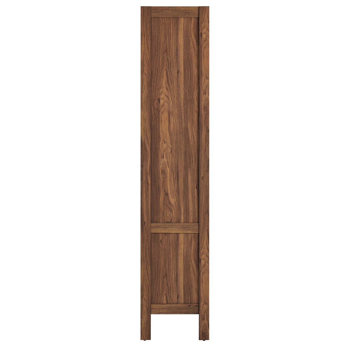 Capri 4-Shelf Wood Grain Bookcase by Modway, oak finish, living room storage, 4-tier bookcase on Tampa Home & Garden Store