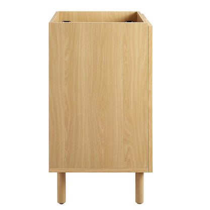Calla 24 Inch Perforated Metal Vanity Cabinet