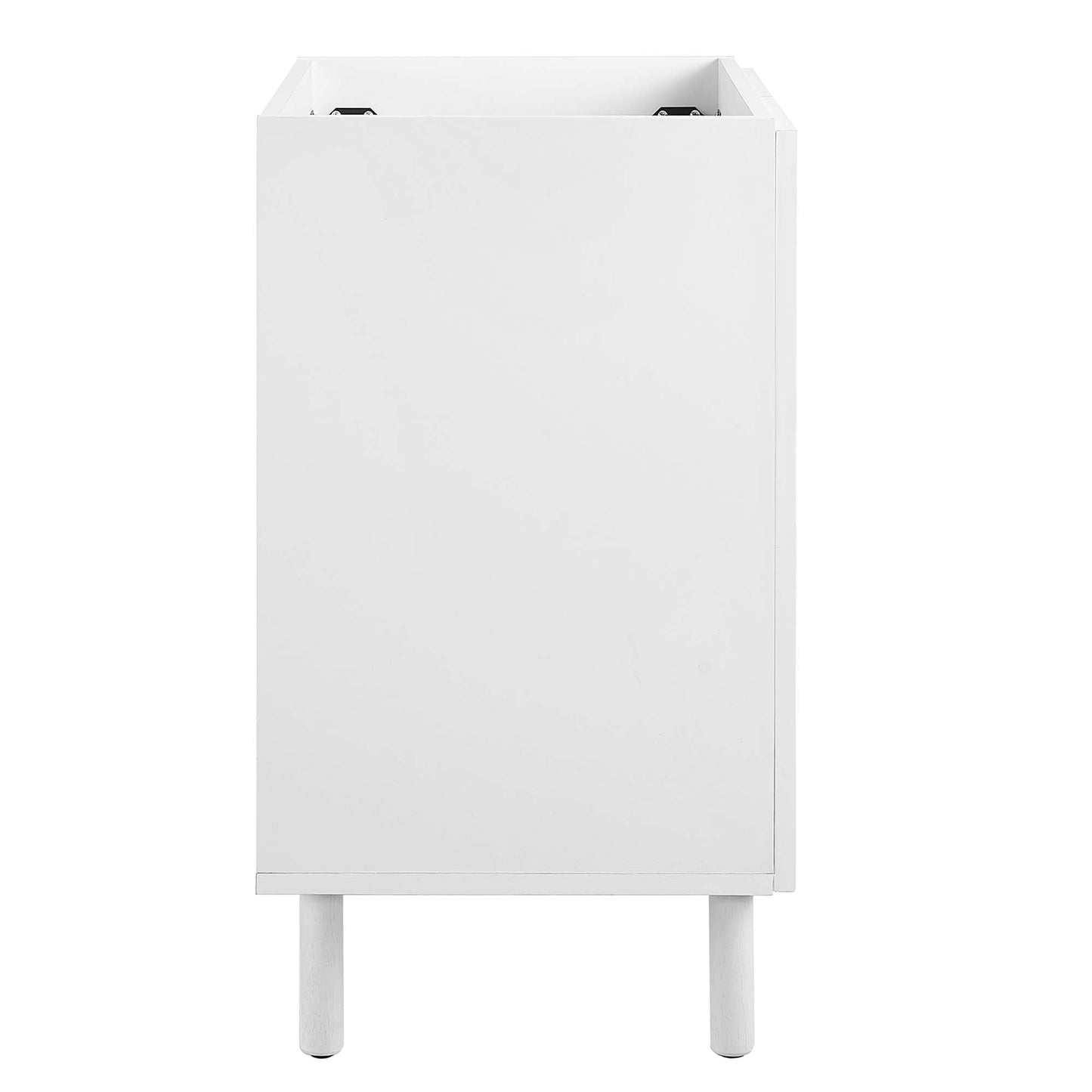 Calla 24 Inch Perforated Metal Vanity Cabinet