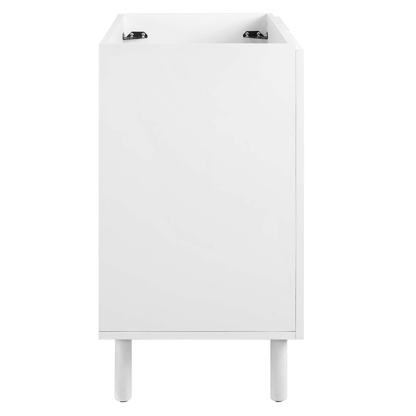 Calla 36 Inch Perforated Metal Bathroom Vanity