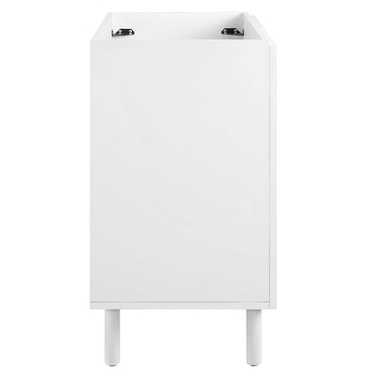Calla 36 Inch Perforated Metal Bathroom Vanity