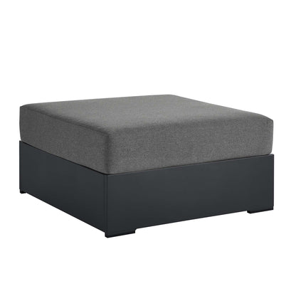 Modway Tahoe Outdoor Patio Aluminum Ottoman