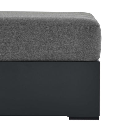 Modway Tahoe Outdoor Patio Aluminum Ottoman