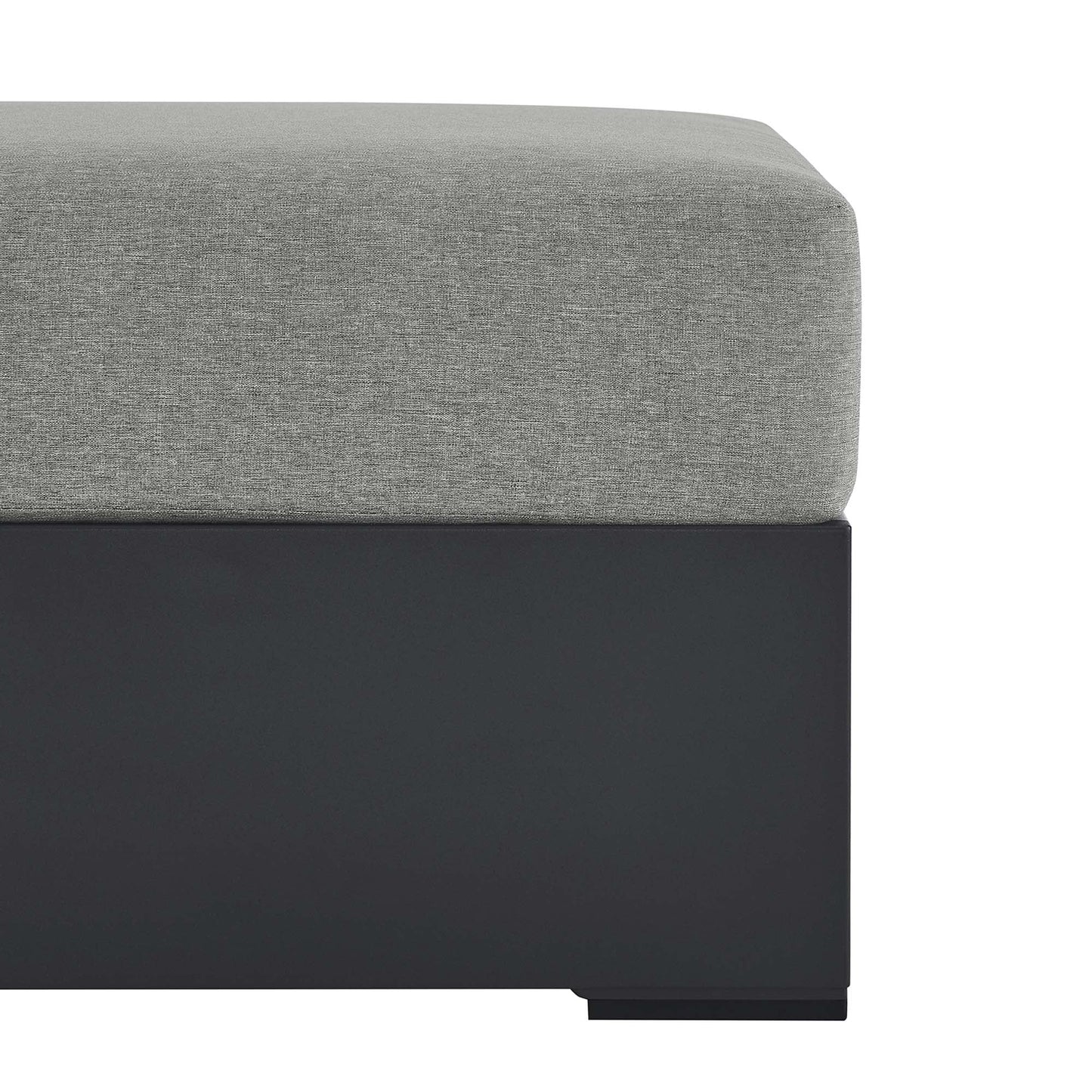 Modway Tahoe Outdoor Patio Aluminum Ottoman