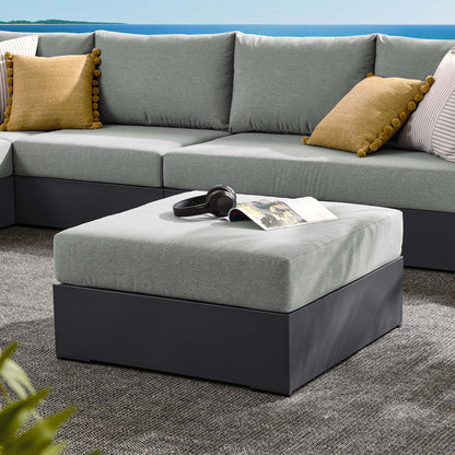 Modway Tahoe Outdoor Patio Aluminum Ottoman