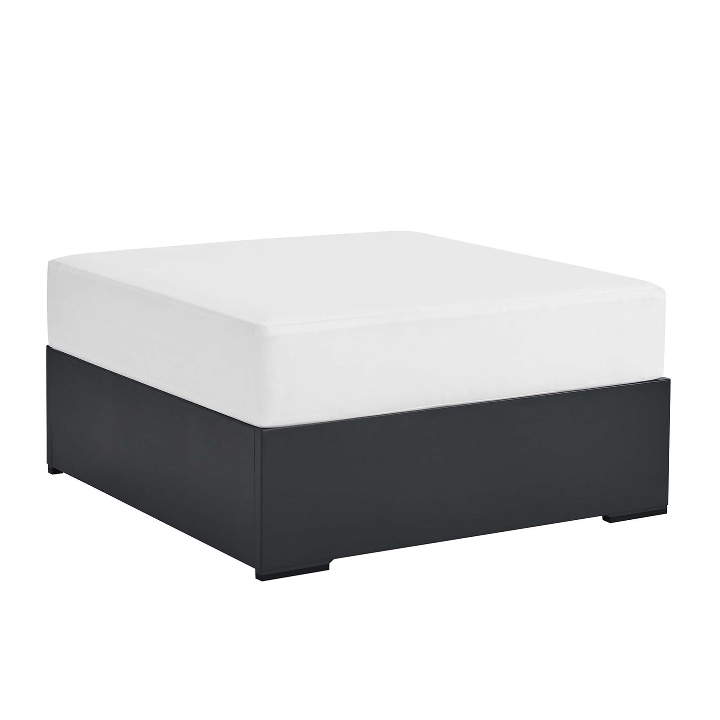 Modway Tahoe Outdoor Patio Aluminum Ottoman