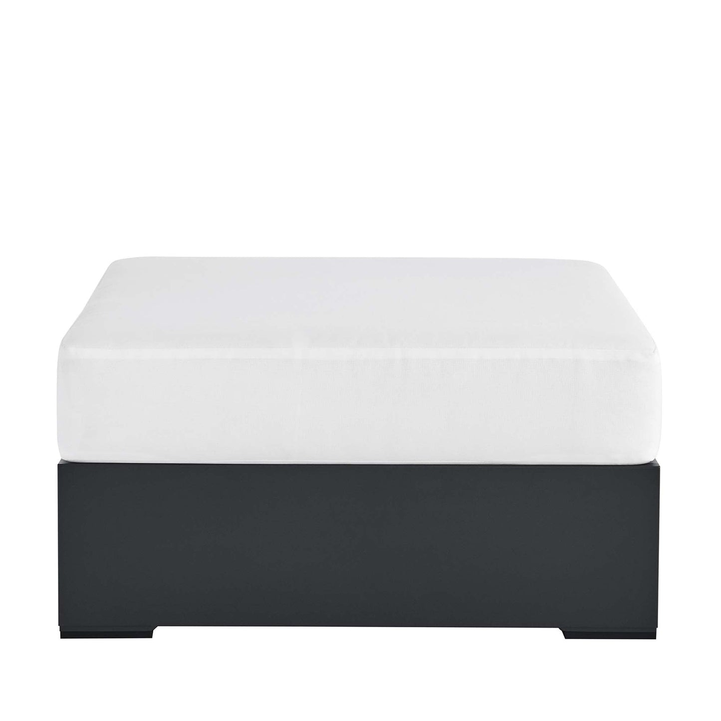 Modway Tahoe Outdoor Patio Aluminum Ottoman