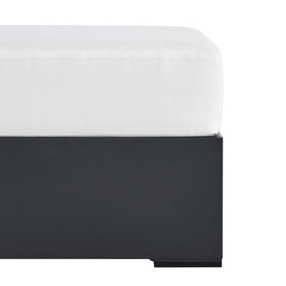 Modway Tahoe Outdoor Patio Aluminum Ottoman