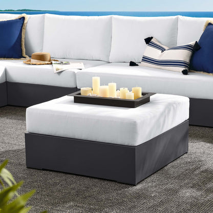 Modway Tahoe Outdoor Patio Aluminum Ottoman