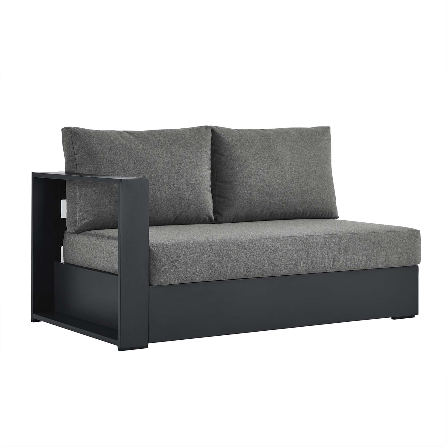 Tahoe Outdoor Patio Aluminum Left-Facing Loveseat