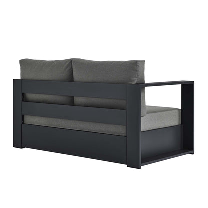 Tahoe Outdoor Patio Aluminum Left-Facing Loveseat