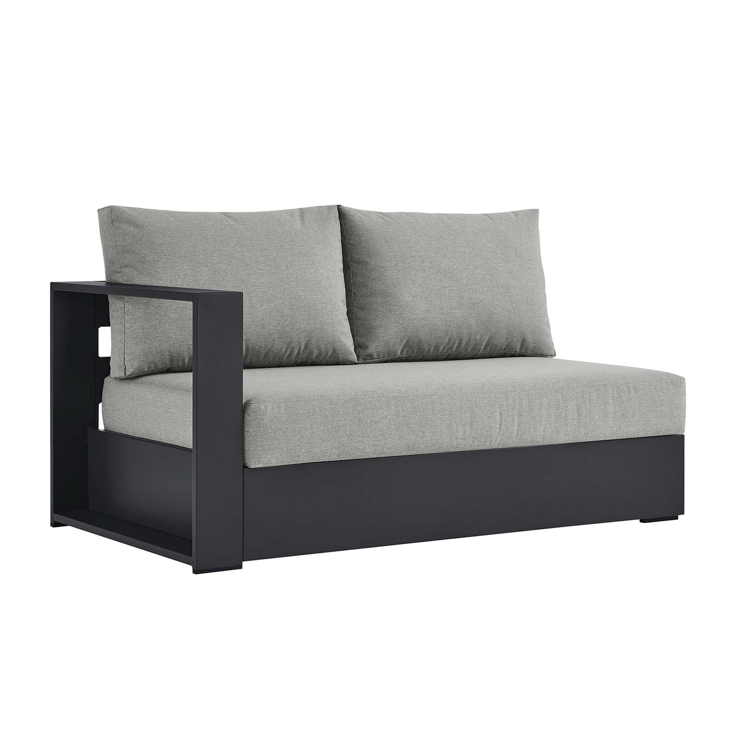 Tahoe Outdoor Patio Aluminum Left-Facing Loveseat
