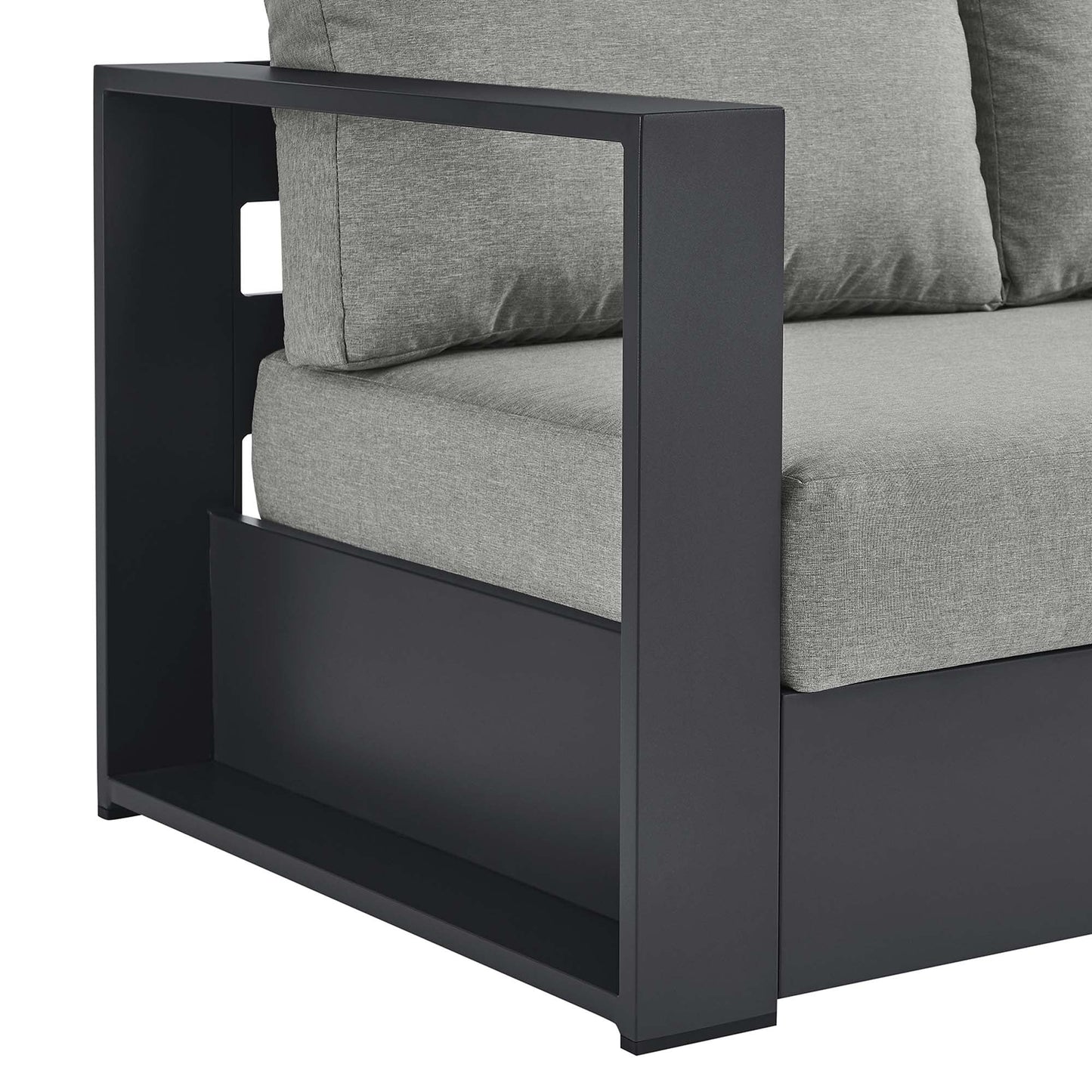 Tahoe Outdoor Patio Aluminum Left-Facing Loveseat