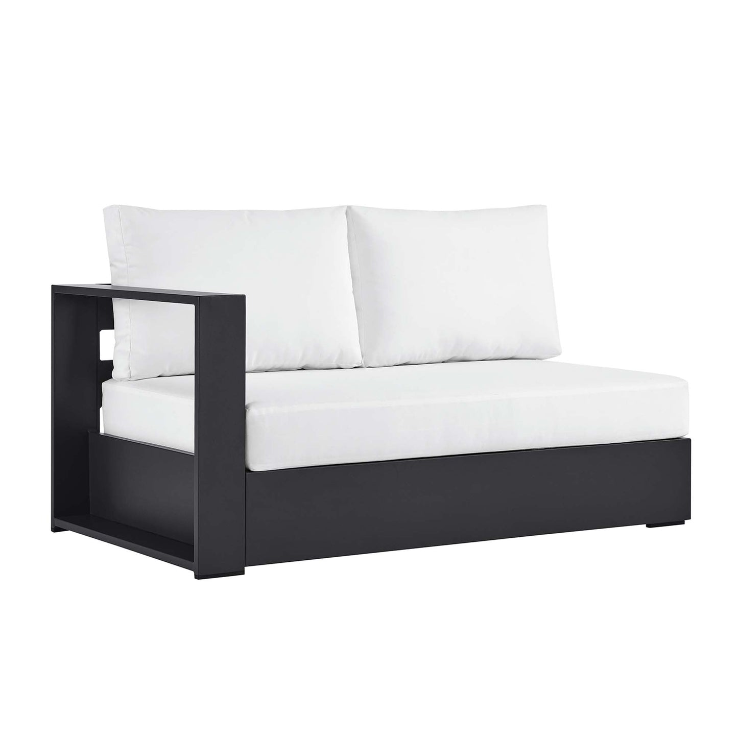 Tahoe Outdoor Patio Aluminum Left-Facing Loveseat