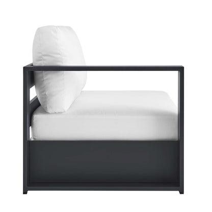 Tahoe Outdoor Patio Aluminum Left-Facing Loveseat