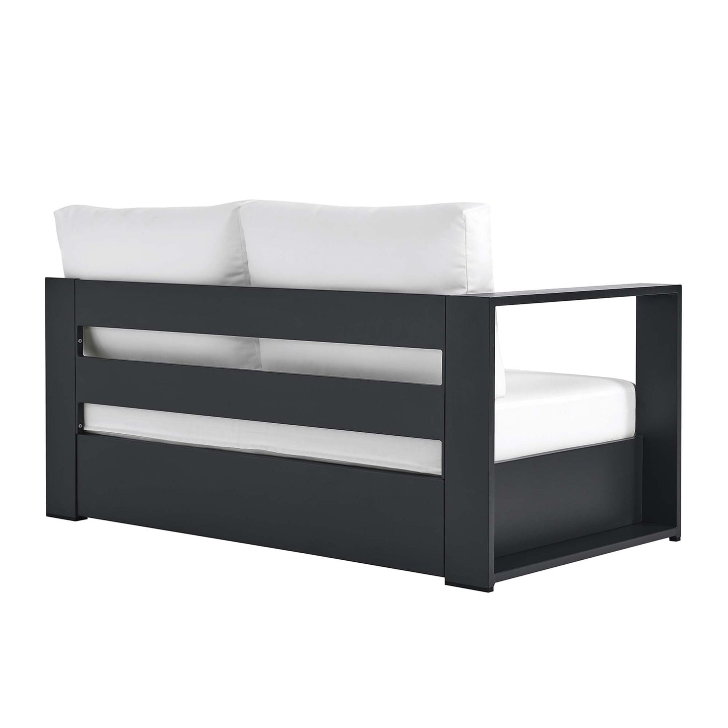 Tahoe Outdoor Patio Aluminum Left-Facing Loveseat