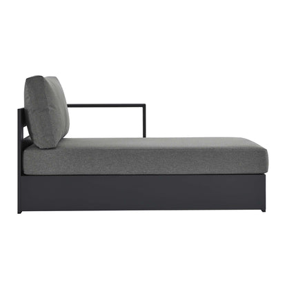 Tahoe Outdoor Patio Aluminum Right Chaise Lounge