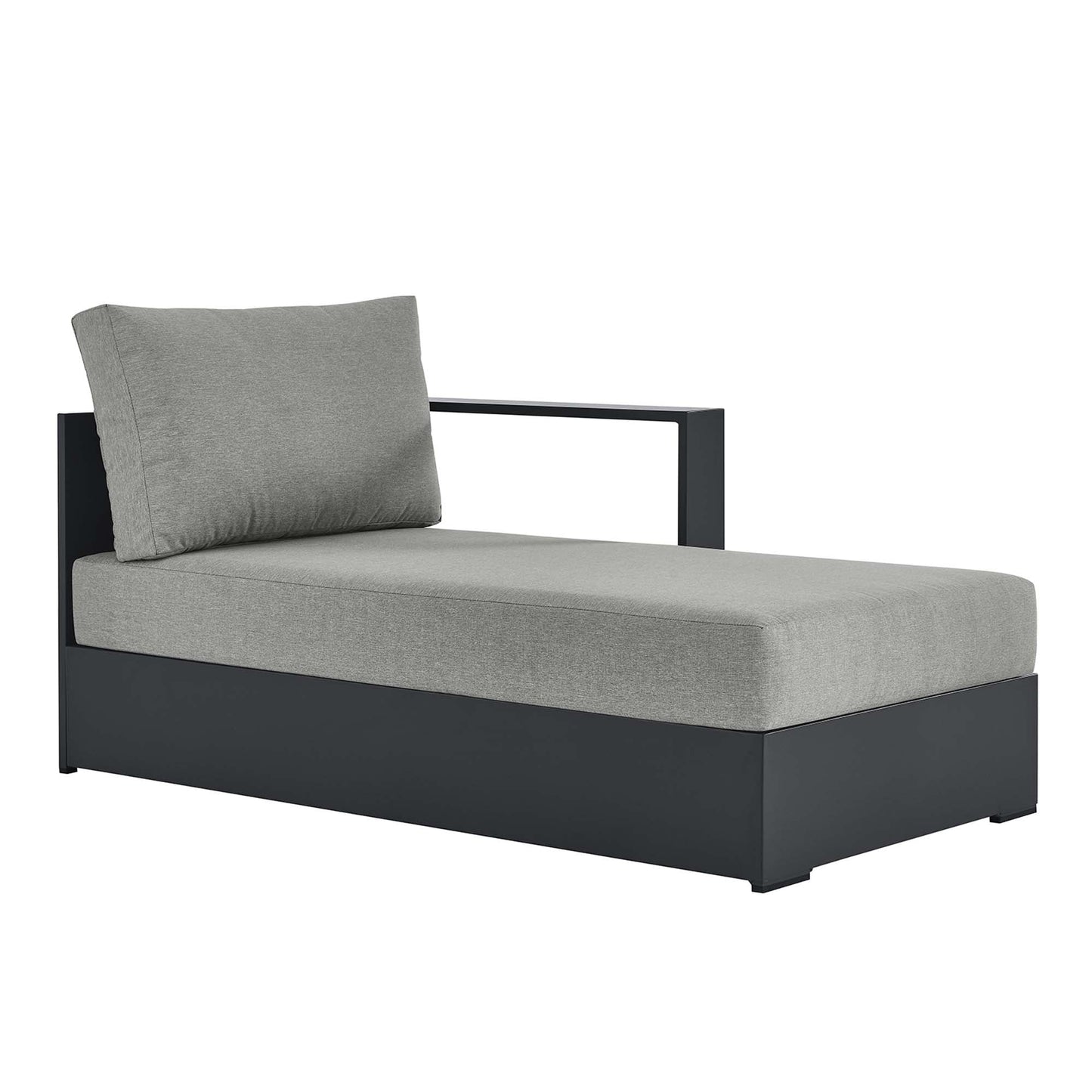 Tahoe Outdoor Patio Aluminum Right Chaise Lounge