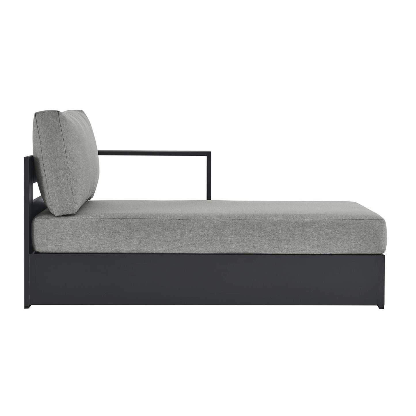 Tahoe Outdoor Patio Aluminum Right Chaise Lounge