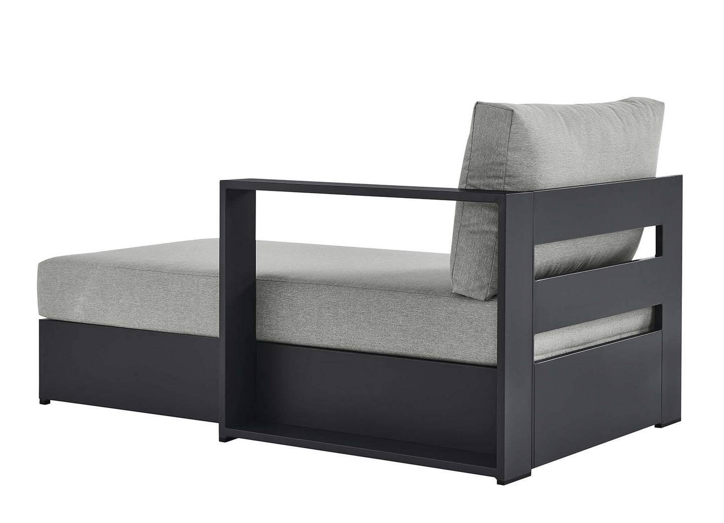 Tahoe Outdoor Patio Aluminum Right Chaise Lounge