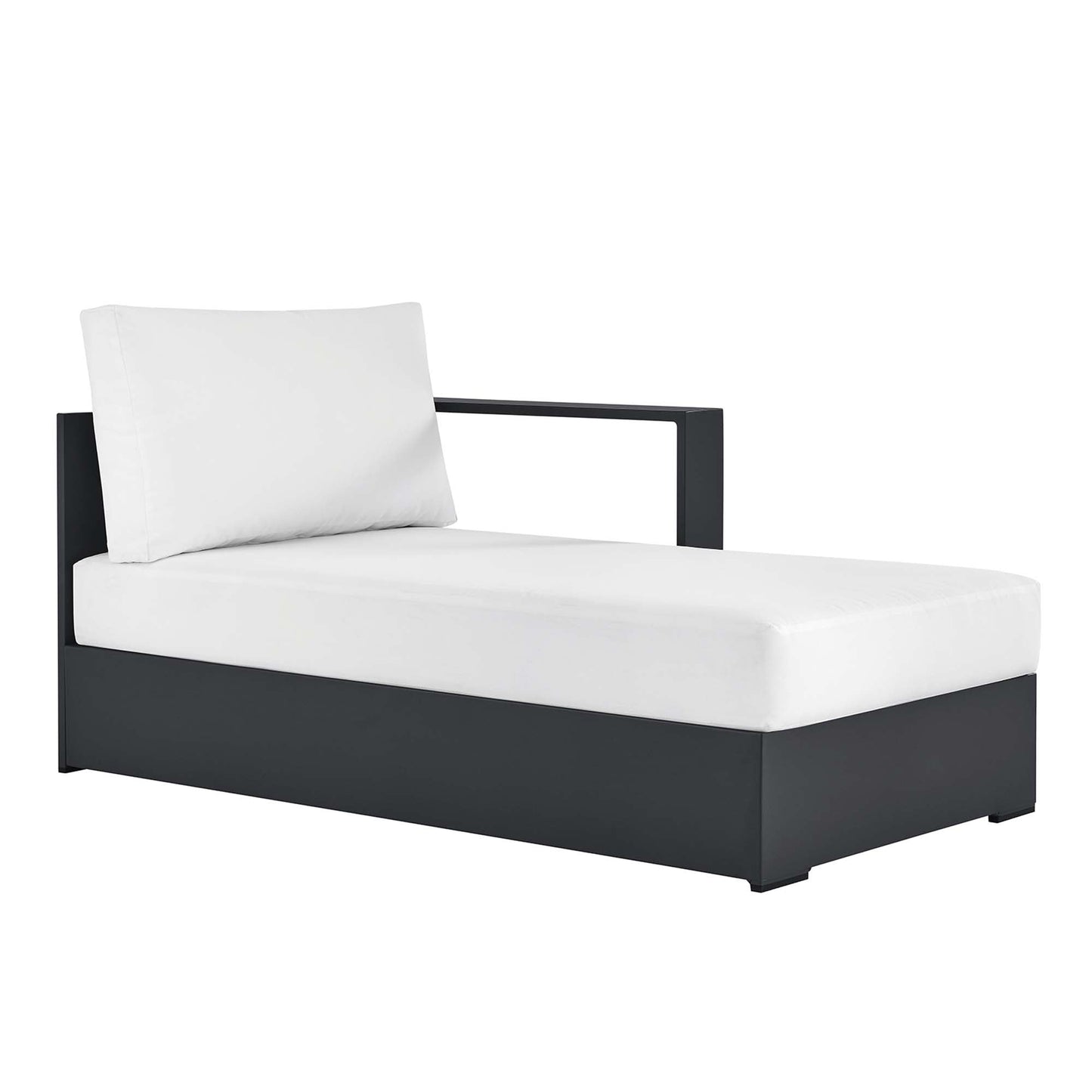 Tahoe Outdoor Patio Aluminum Right Chaise Lounge