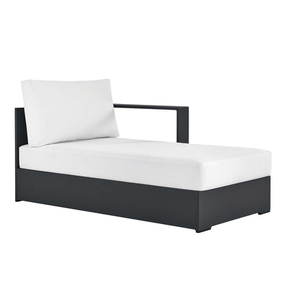 Tahoe Outdoor Patio Aluminum Right Chaise Lounge