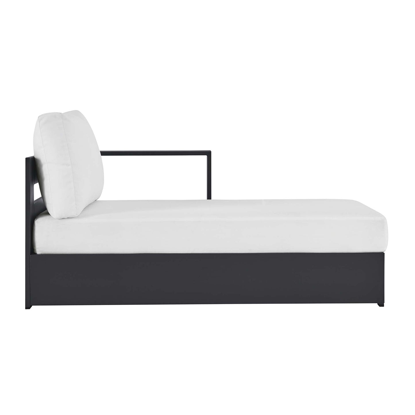 Tahoe Outdoor Patio Aluminum Right Chaise Lounge
