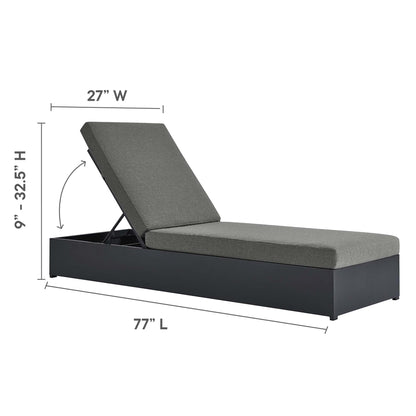 Tahoe Outdoor Aluminum Chaise And Lounge Chair