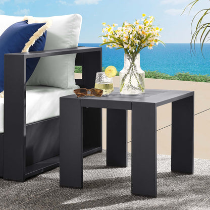 Tahoe Aluminum End Table for Outdoor Patio