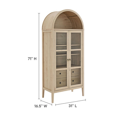 Modway Nolan Arched Storage Display Cabinet