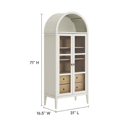 Modway Nolan Arched Storage Display Cabinet