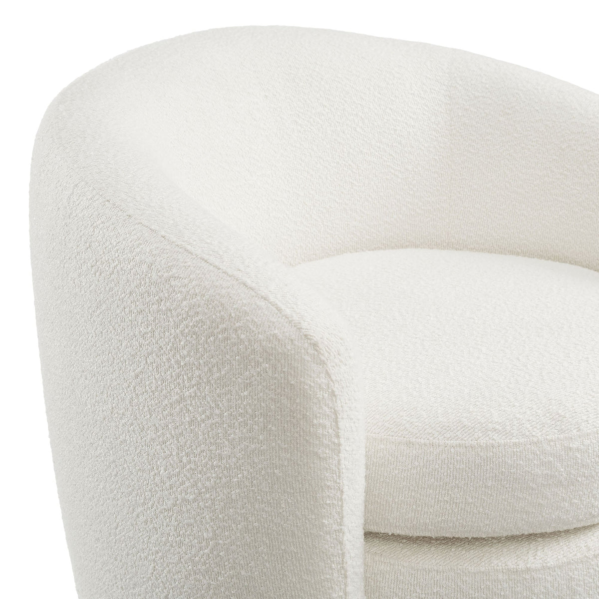 Affinity Upholstered Boucle Fabric Curved Back Armchair by Modway in cream on Tampa Home & Garden Store