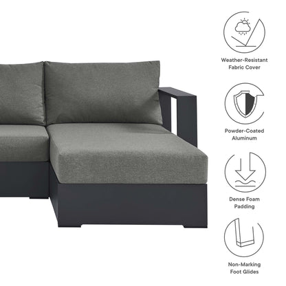 Tahoe Outdoor Aluminum Chaise and Sofa Set