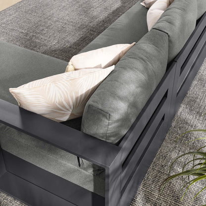 Tahoe Outdoor Aluminum Chaise and Sofa Set