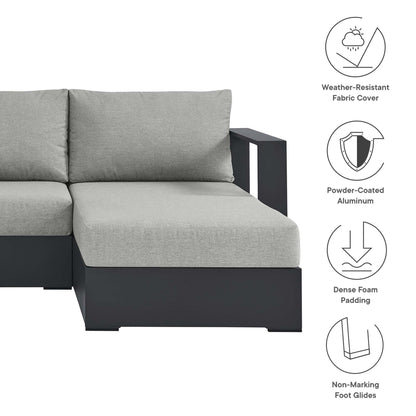 Tahoe Outdoor Aluminum Chaise and Sofa Set