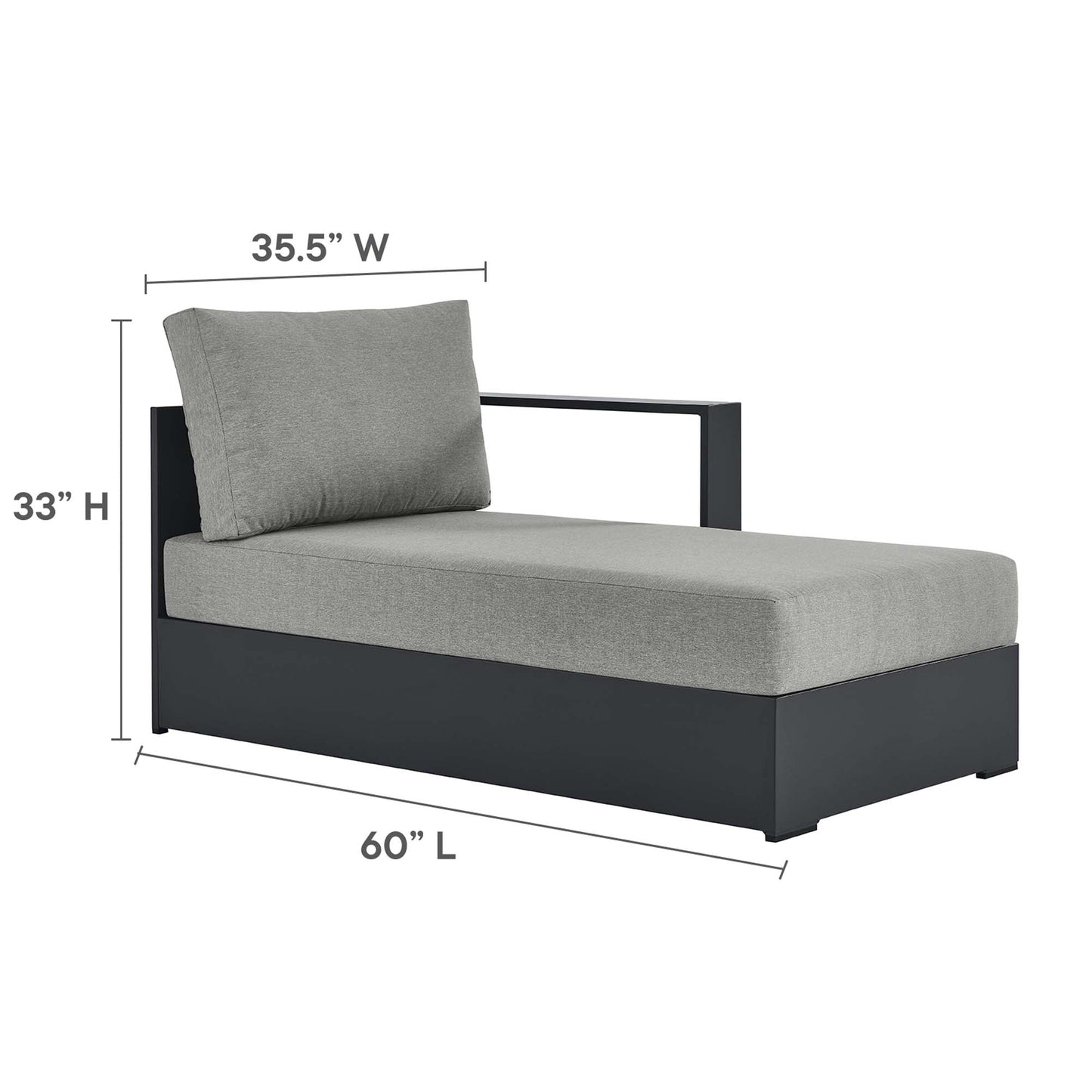 Tahoe Outdoor Aluminum Chaise and Sofa Set